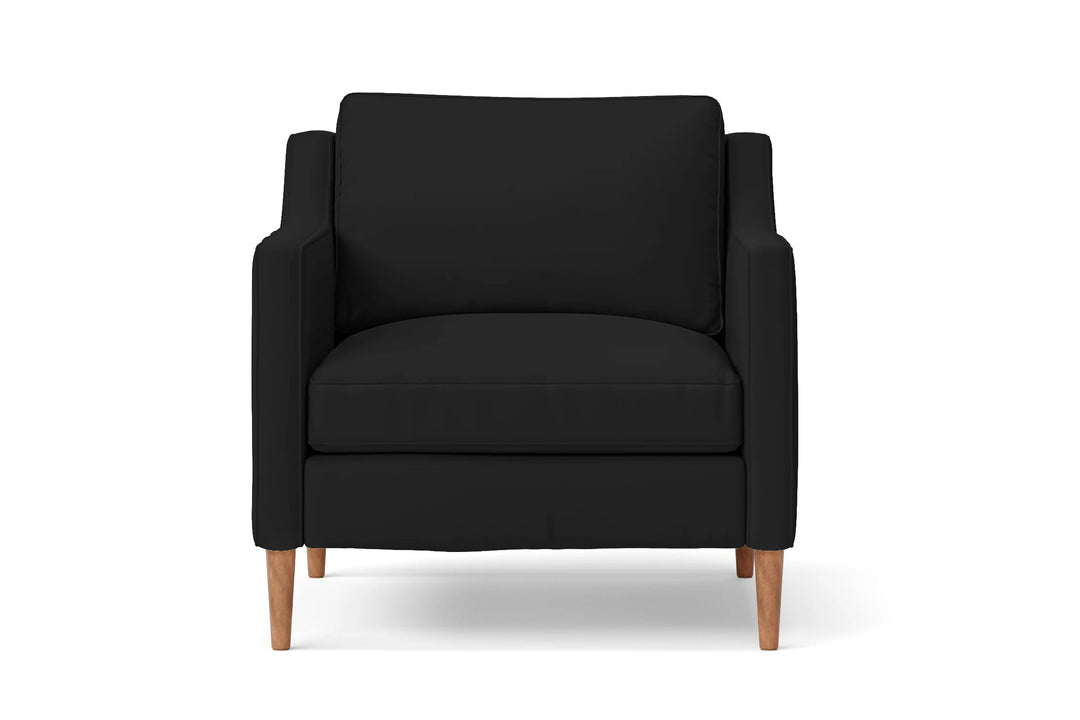 LIVELUSSO Armchair Greco Armchair Black Leather