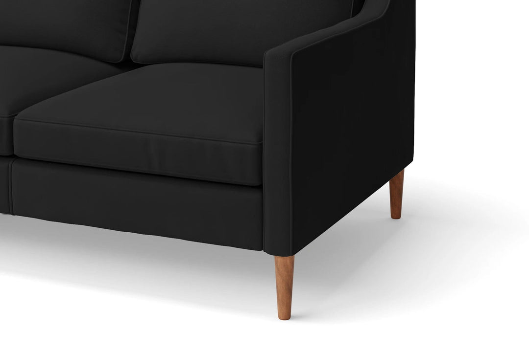 LIVELUSSO Armchair Greco Armchair Black Leather