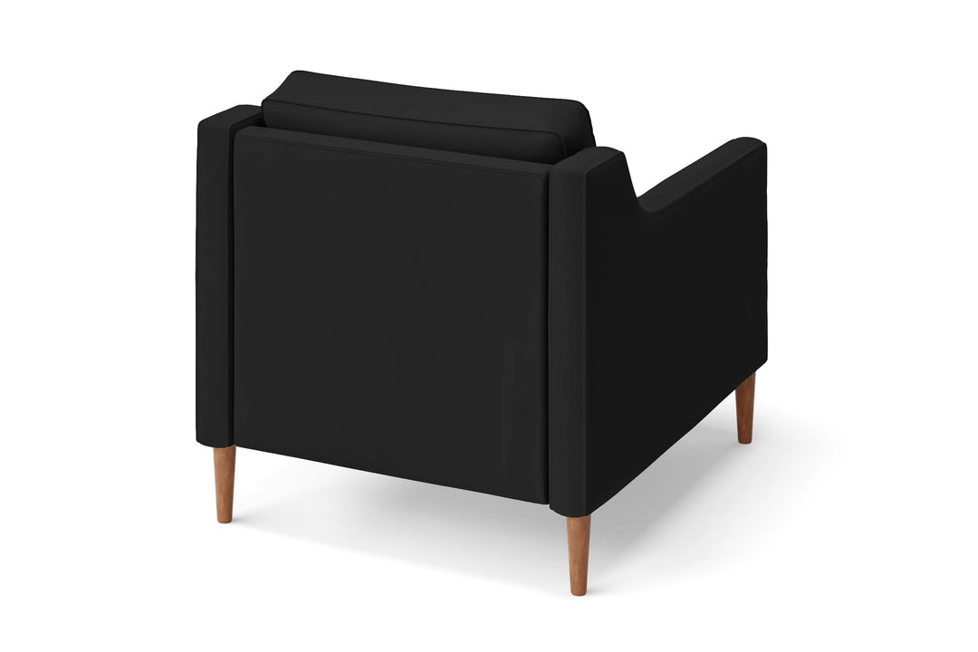 LIVELUSSO Armchair Greco Armchair Black Leather