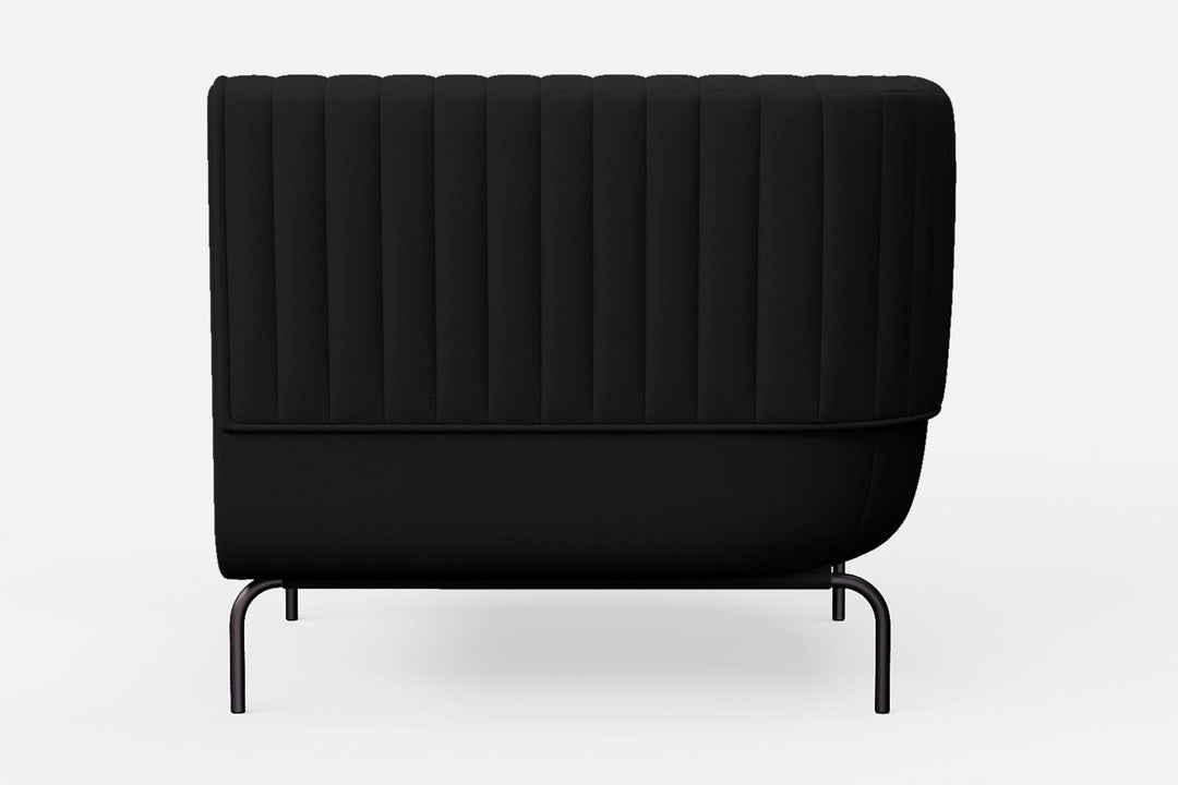 LIVELUSSO Armchair Jackson Armchair Black Leather