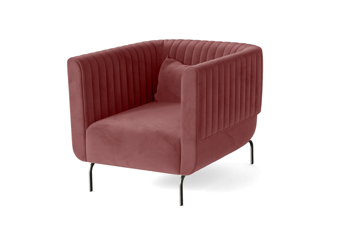 LIVELUSSO Armchair Jackson Armchair Pink Velvet