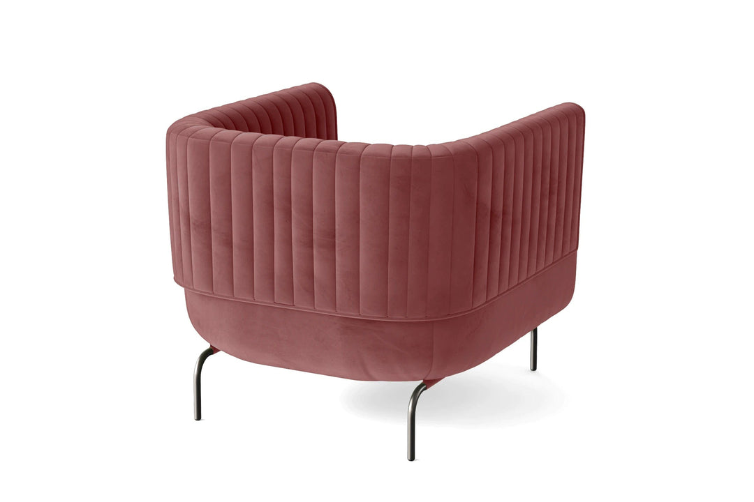 LIVELUSSO Armchair Jackson Armchair Pink Velvet