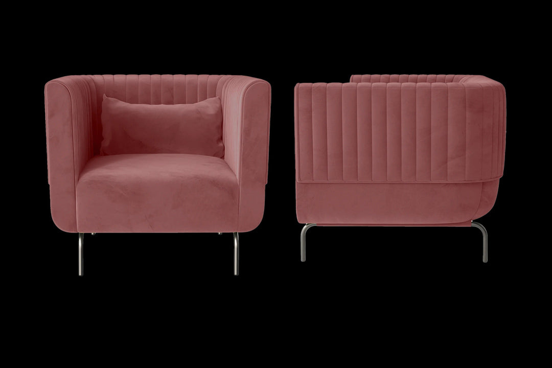 LIVELUSSO Armchair Jackson Armchair Pink Velvet