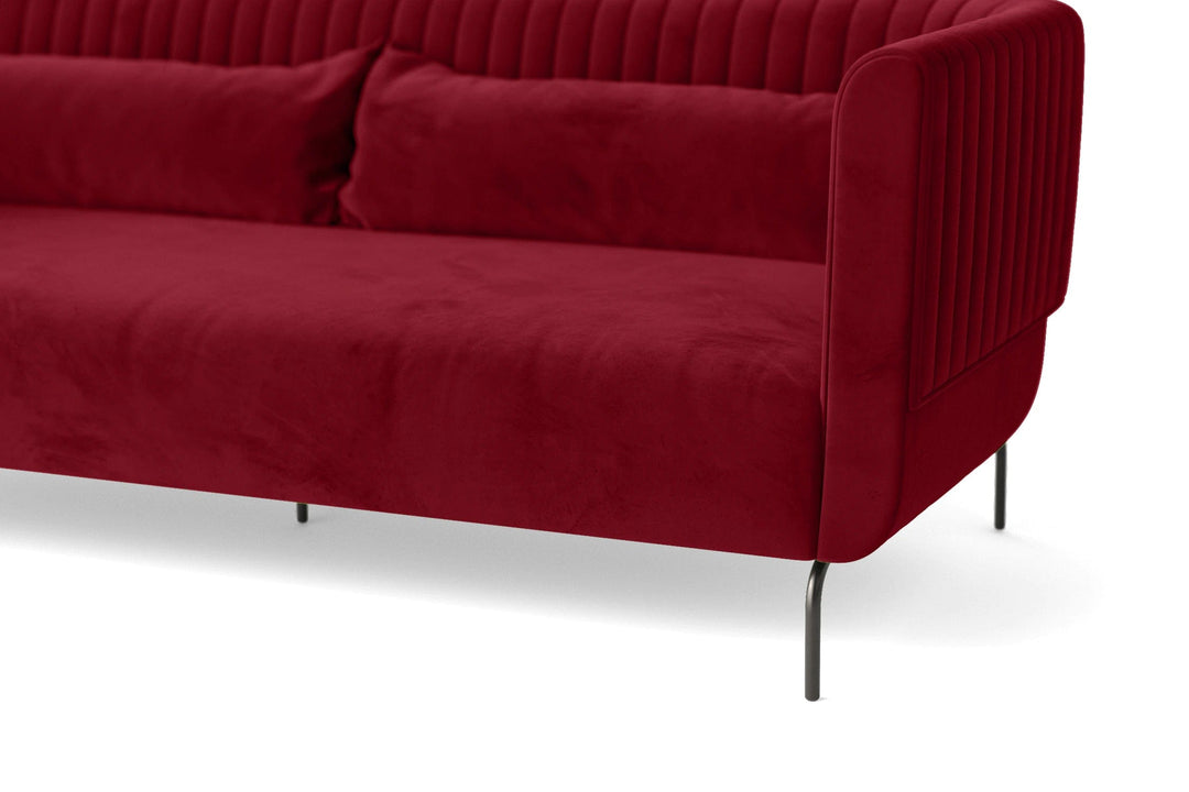 LIVELUSSO Armchair Jackson Armchair Red Velvet