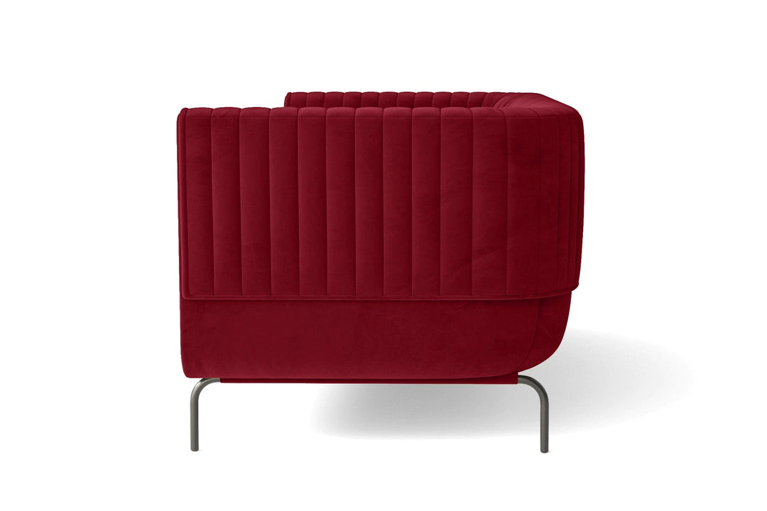 LIVELUSSO Armchair Jackson Armchair Red Velvet