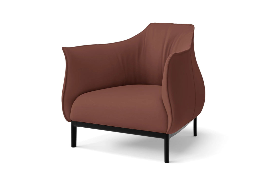 LIVELUSSO Armchair Lamezia Armchair Mauve Leather