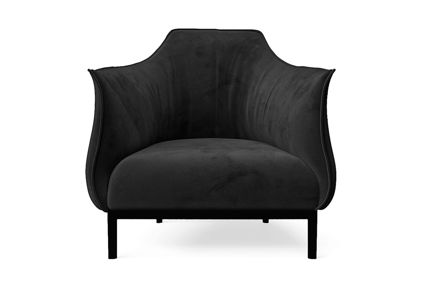 Lamezia Armchair Black Velvet