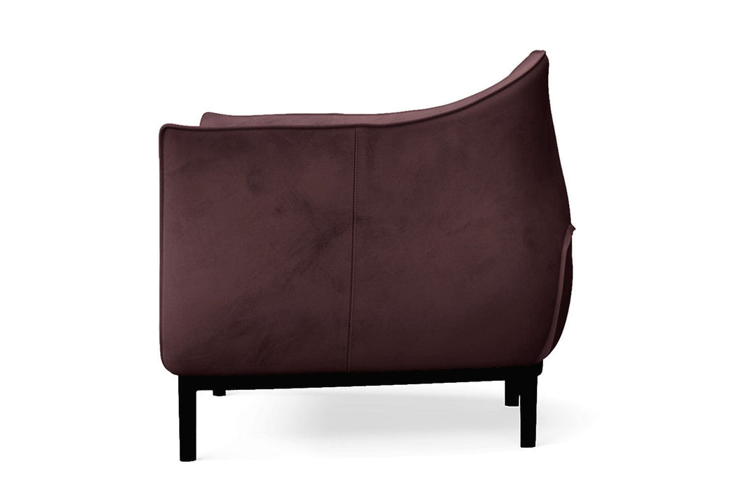 LIVELUSSO Armchair Lamezia Armchair Grape Velvet