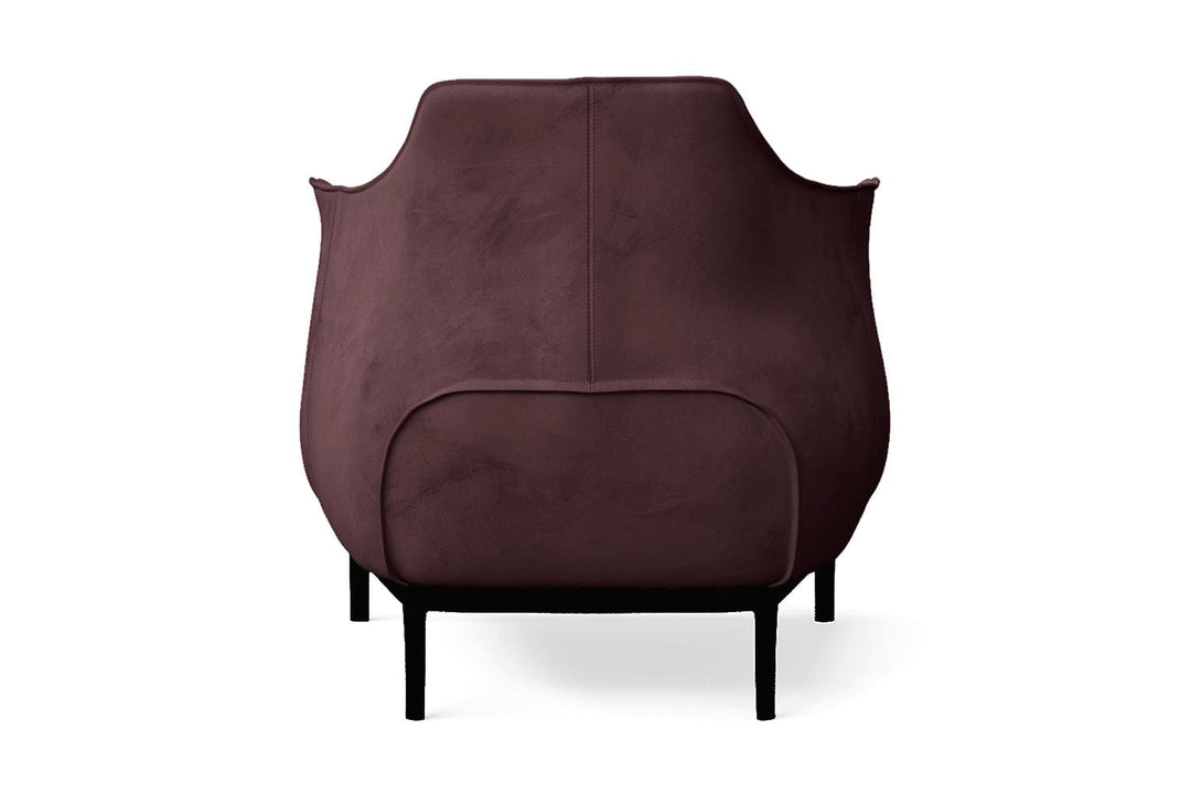 LIVELUSSO Armchair Lamezia Armchair Grape Velvet