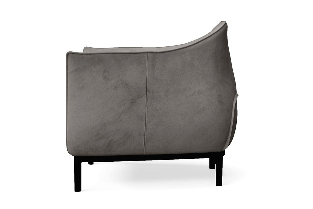 LIVELUSSO Armchair Lamezia Armchair Grey Velvet