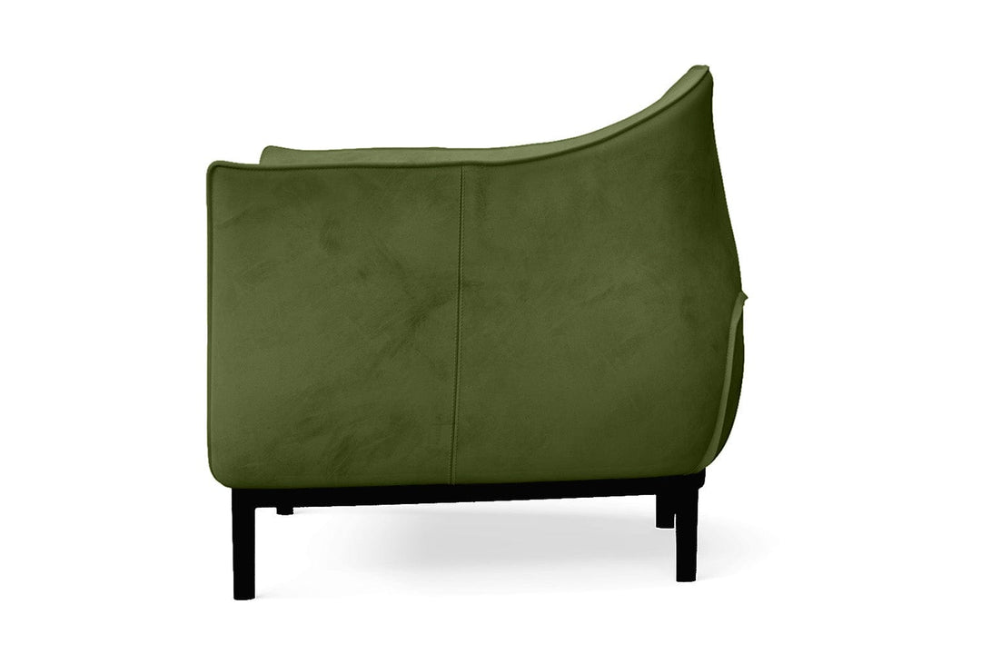 LIVELUSSO Armchair Lamezia Armchair Lime Velvet