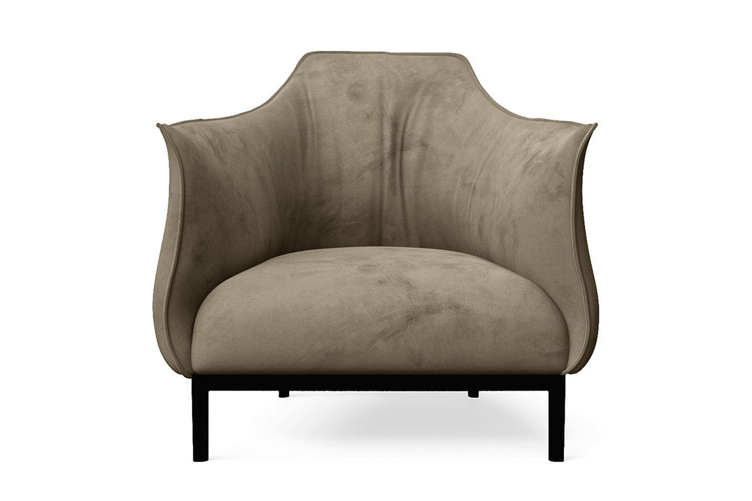 LIVELUSSO Armchair Lamezia Armchair Sand Velvet