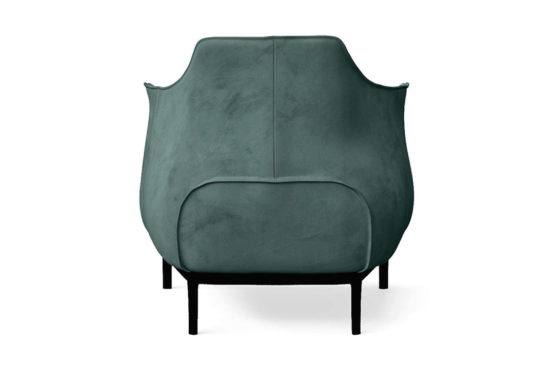 LIVELUSSO Armchair Lamezia Armchair Teal Velvet