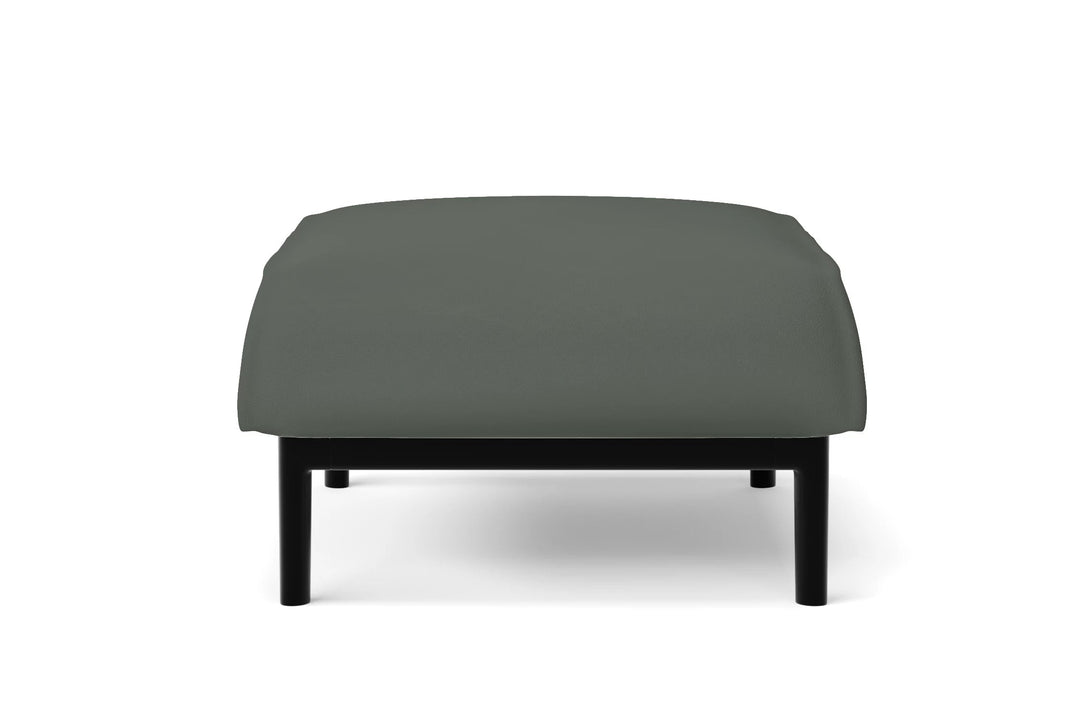 LIVELUSSO Ottoman Lamezia Ottoman Lush Leather