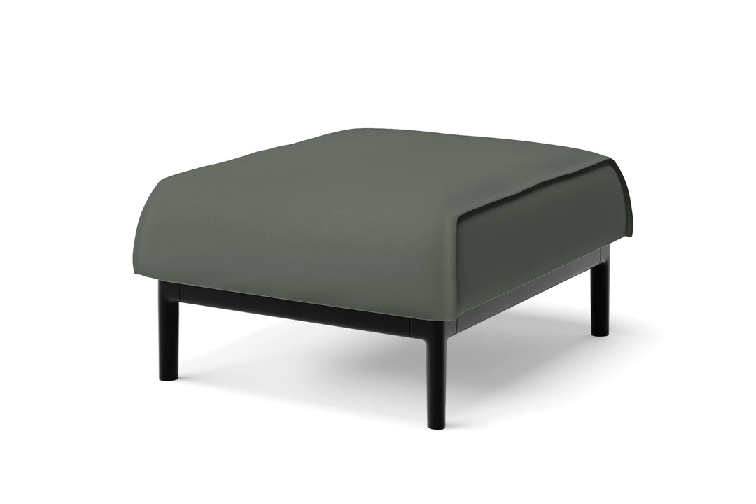 LIVELUSSO Ottoman Lamezia Ottoman Lush Leather