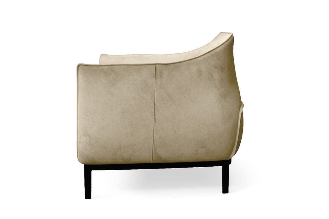 LIVELUSSO Sofa Lamezia 2 Seater Sofa Cream Velvet