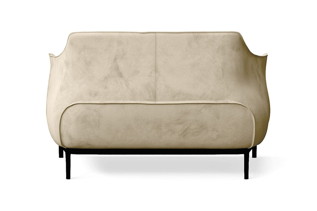 LIVELUSSO Sofa Lamezia 2 Seater Sofa Cream Velvet