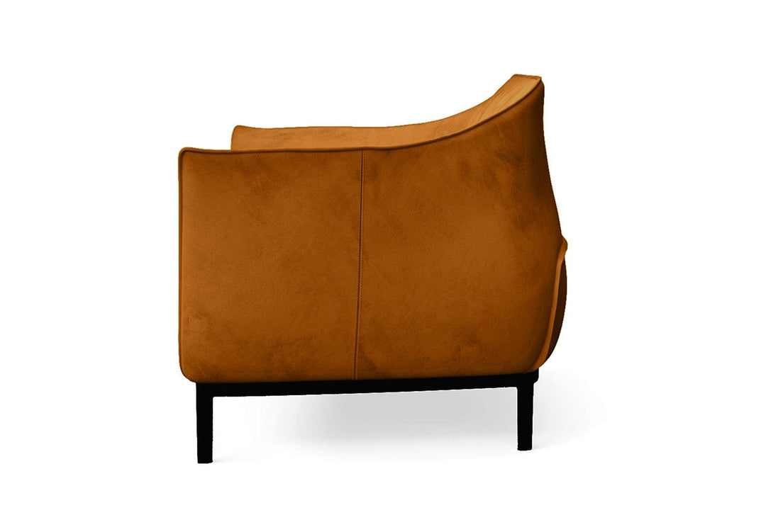 LIVELUSSO Sofa Lamezia 2 Seater Sofa Gold Velvet