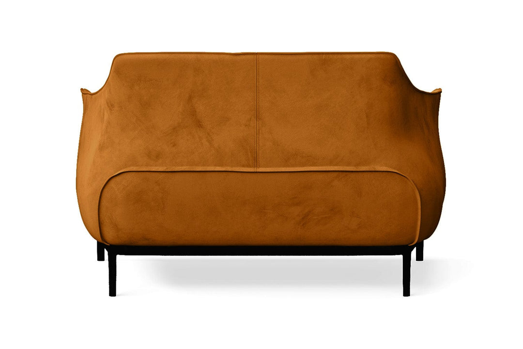 LIVELUSSO Sofa Lamezia 2 Seater Sofa Gold Velvet