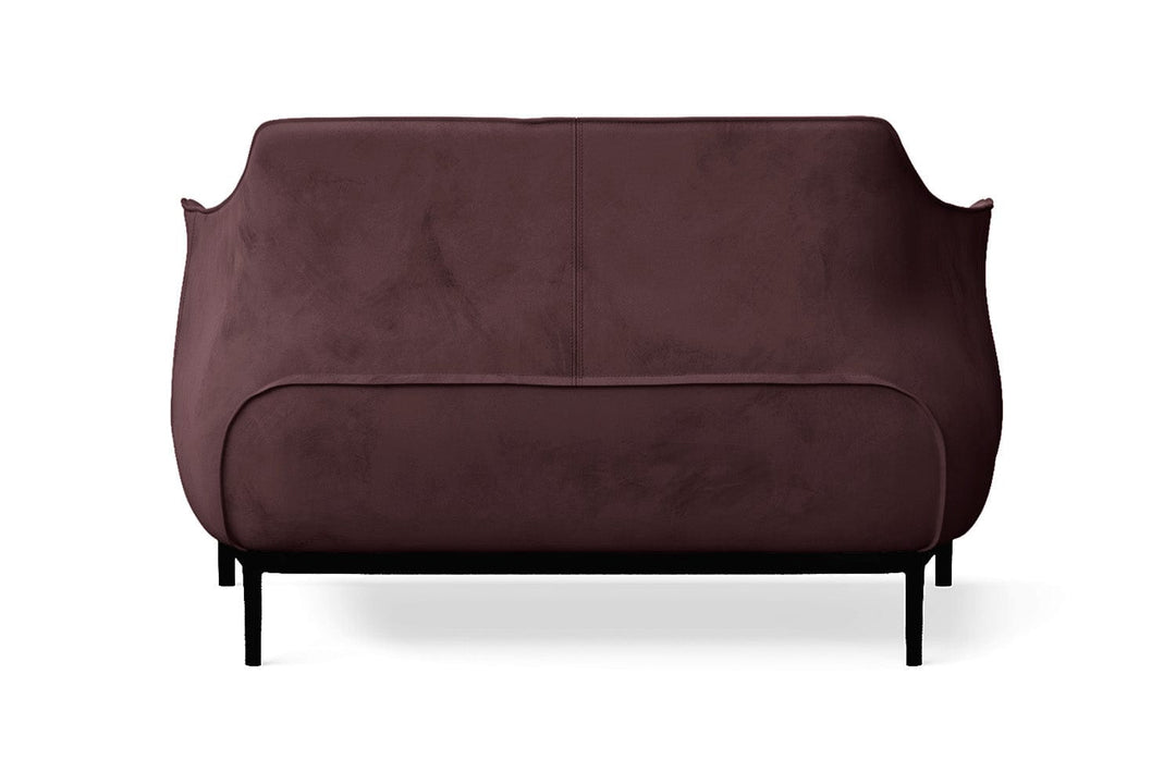 LIVELUSSO Sofa Lamezia 2 Seater Sofa Grape Velvet