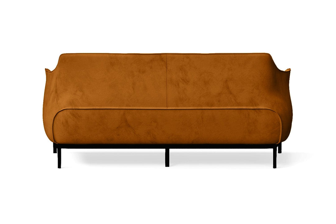 LIVELUSSO Sofa Lamezia 3 Seater Sofa Gold Velvet