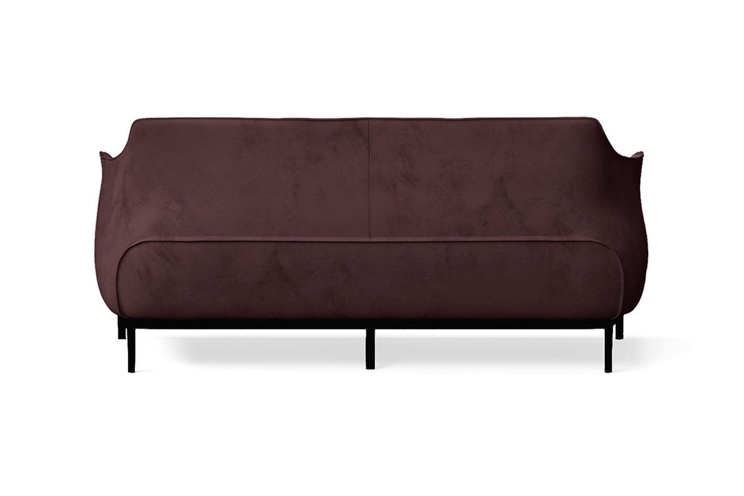 LIVELUSSO Sofa Lamezia 3 Seater Sofa Grape Velvet