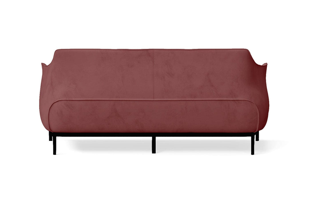 LIVELUSSO Sofa Lamezia 3 Seater Sofa Pink Velvet