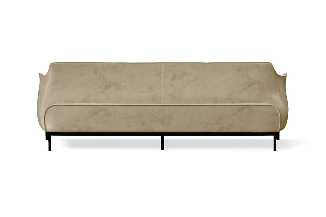 LIVELUSSO Sofa Lamezia 4 Seater Sofa Cream Velvet