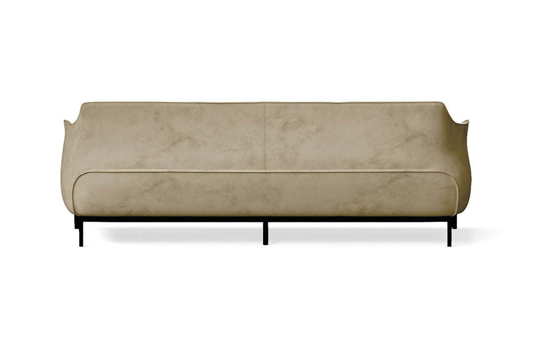 LIVELUSSO Sofa Lamezia 4 Seater Sofa Cream Velvet