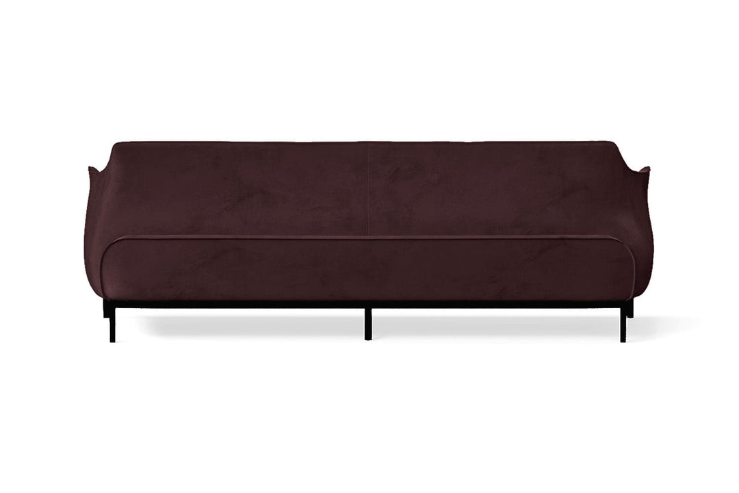 LIVELUSSO Sofa Lamezia 4 Seater Sofa Grape Velvet