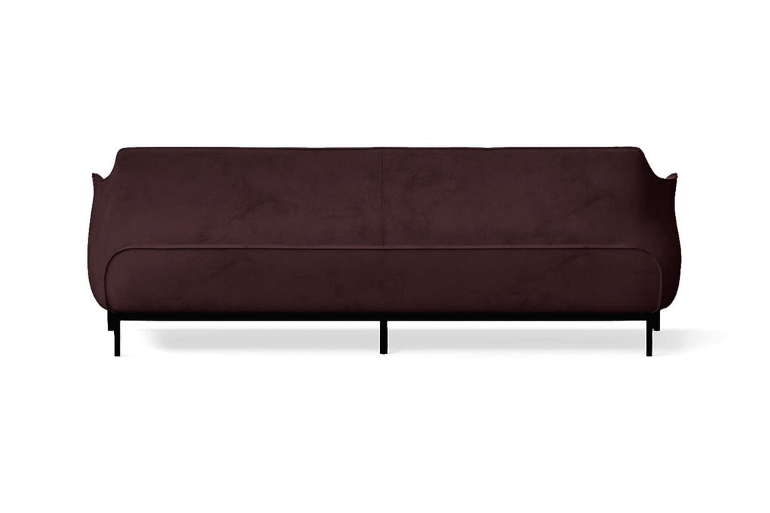 LIVELUSSO Sofa Lamezia 4 Seater Sofa Grape Velvet