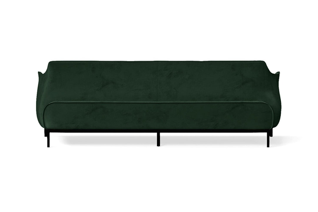 LIVELUSSO Sofa Lamezia 4 Seater Sofa Green Velvet