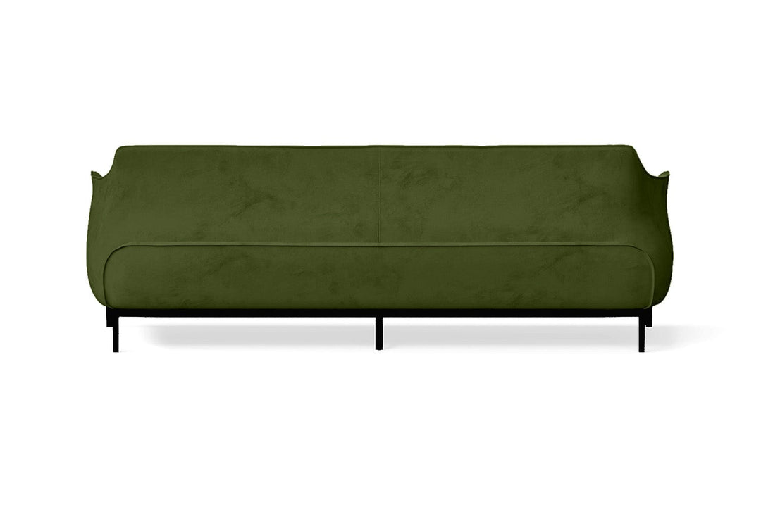 LIVELUSSO Sofa Lamezia 4 Seater Sofa Lime Velvet