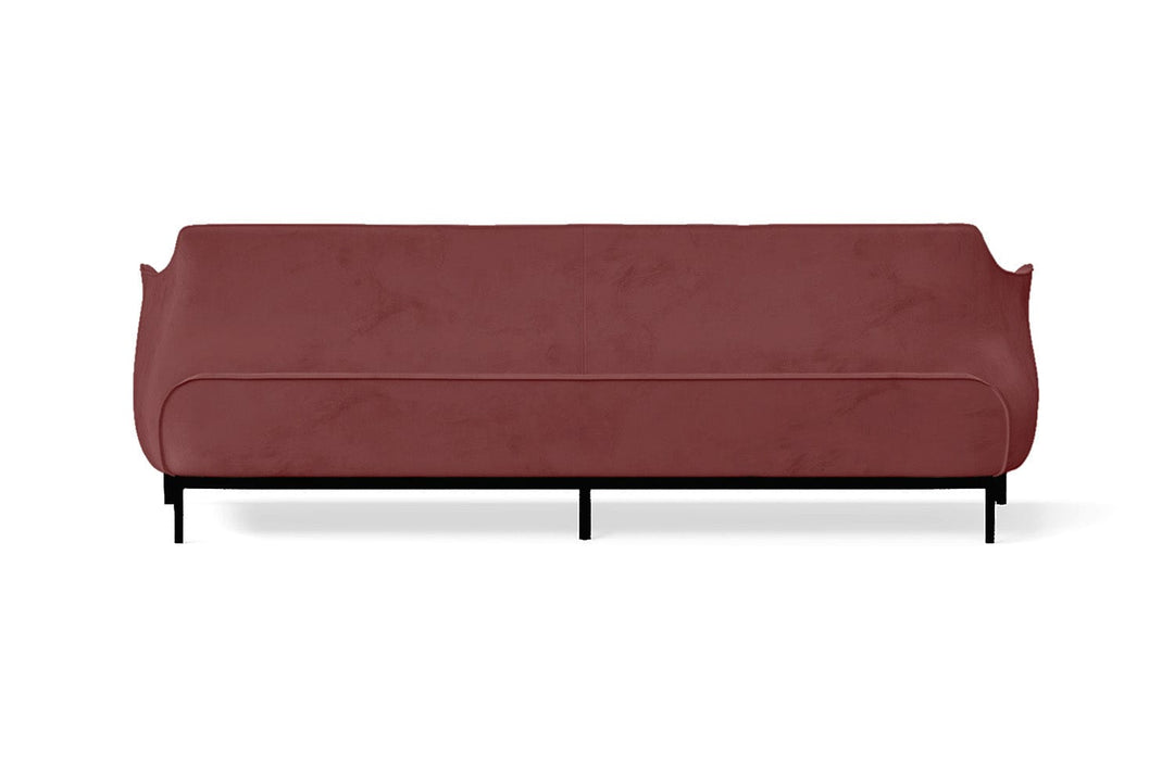 LIVELUSSO Sofa Lamezia 4 Seater Sofa Pink Velvet