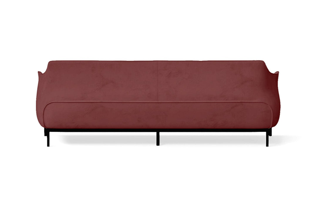 LIVELUSSO Sofa Lamezia 4 Seater Sofa Pink Velvet