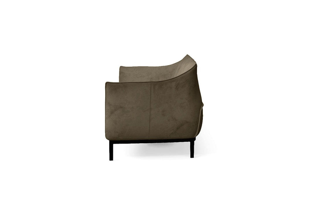 LIVELUSSO Sofa Lamezia 4 Seater Sofa Sand Velvet