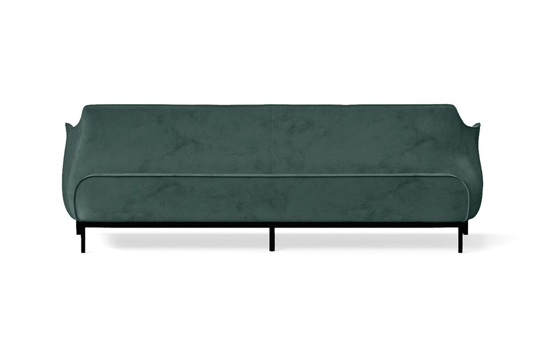 LIVELUSSO Sofa Lamezia 4 Seater Sofa Teal Velvet