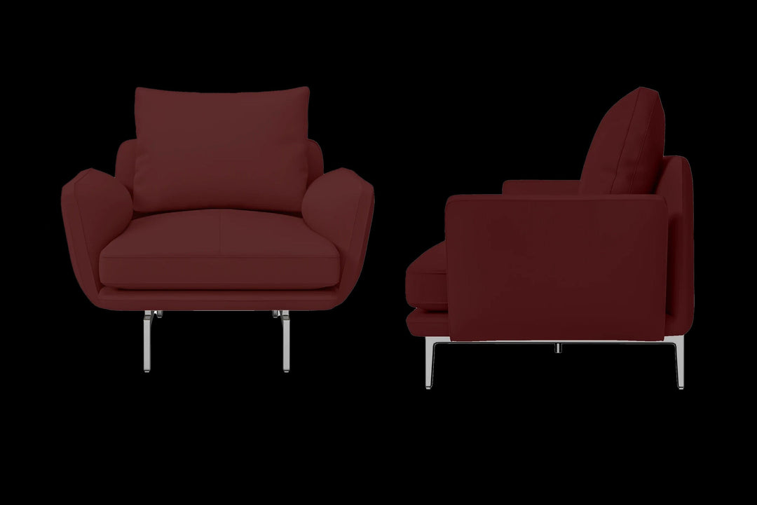 LIVELUSSO Armchair Legnano Armchair Red Leather