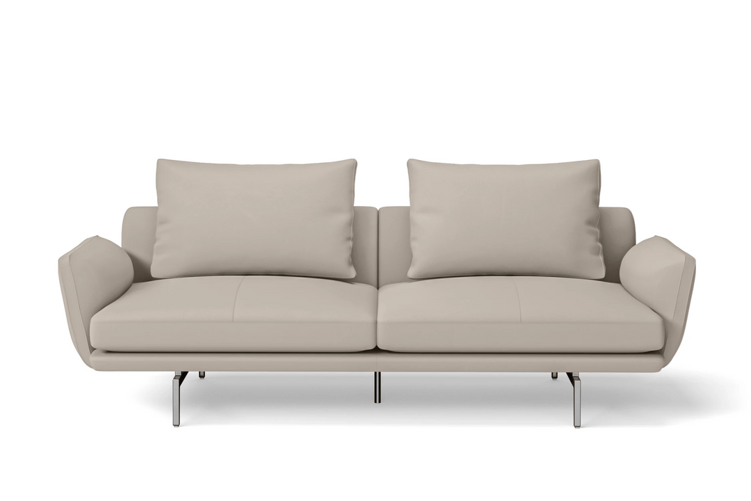 LIVELUSSO Sofa Legnano 3 Seater Sofa Sand Leather