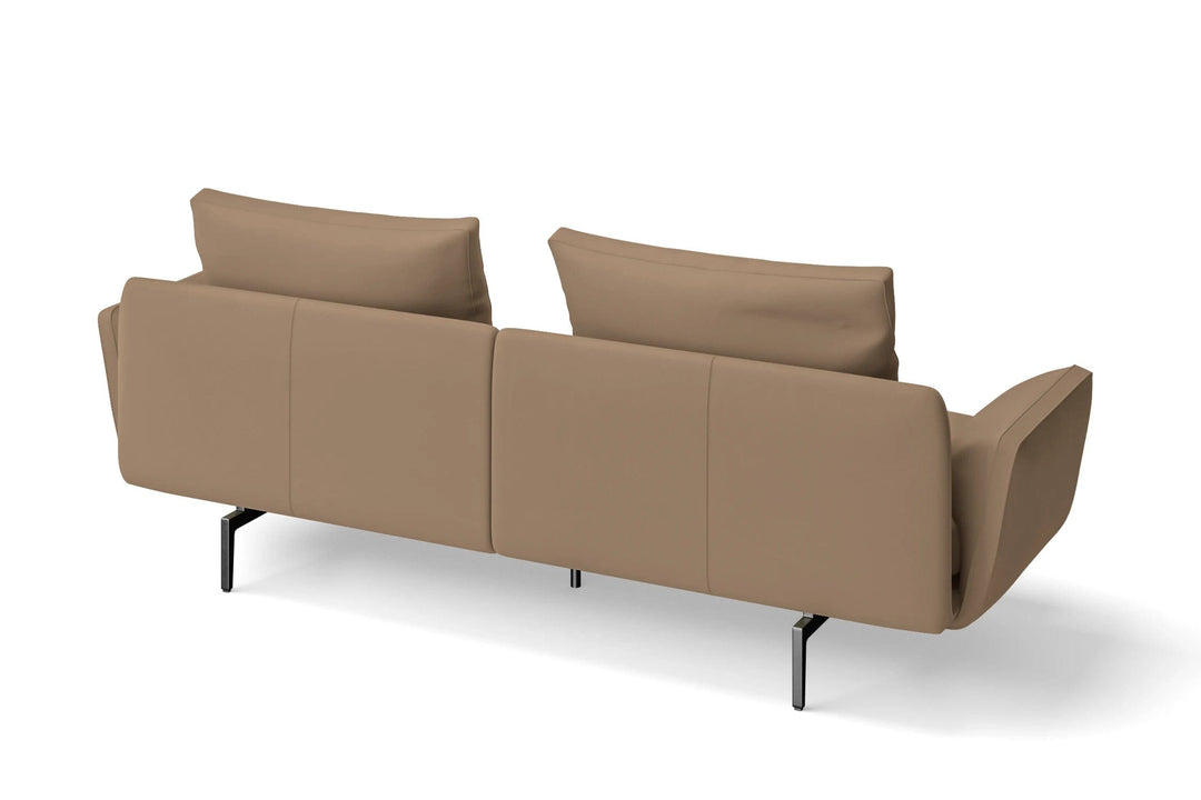 LIVELUSSO Sofa Legnano 3 Seater Sofa Stone Leather