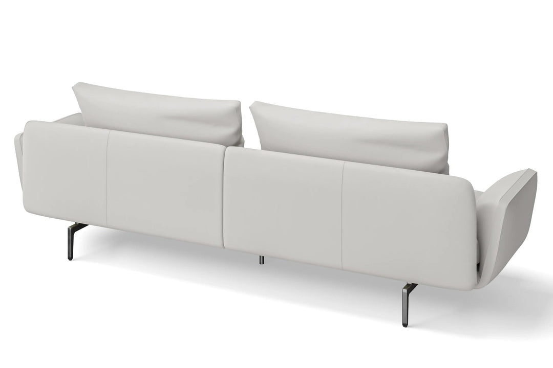 LIVELUSSO Sofa Legnano 4 Seater Sofa White Leather