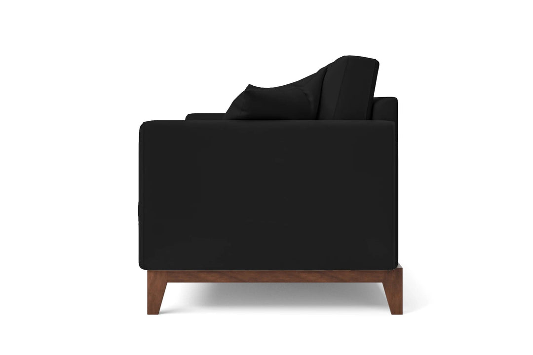 LIVELUSSO Armchair Lucca Armchair Black Leather