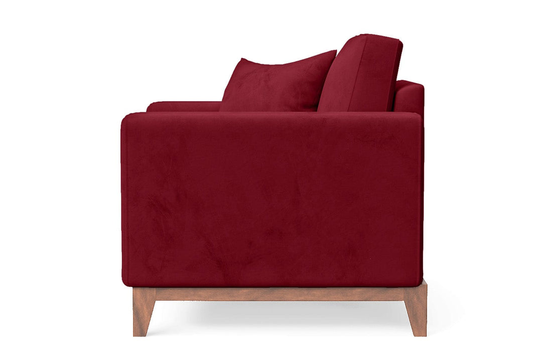 LIVELUSSO Armchair Lucca Armchair Red Velvet