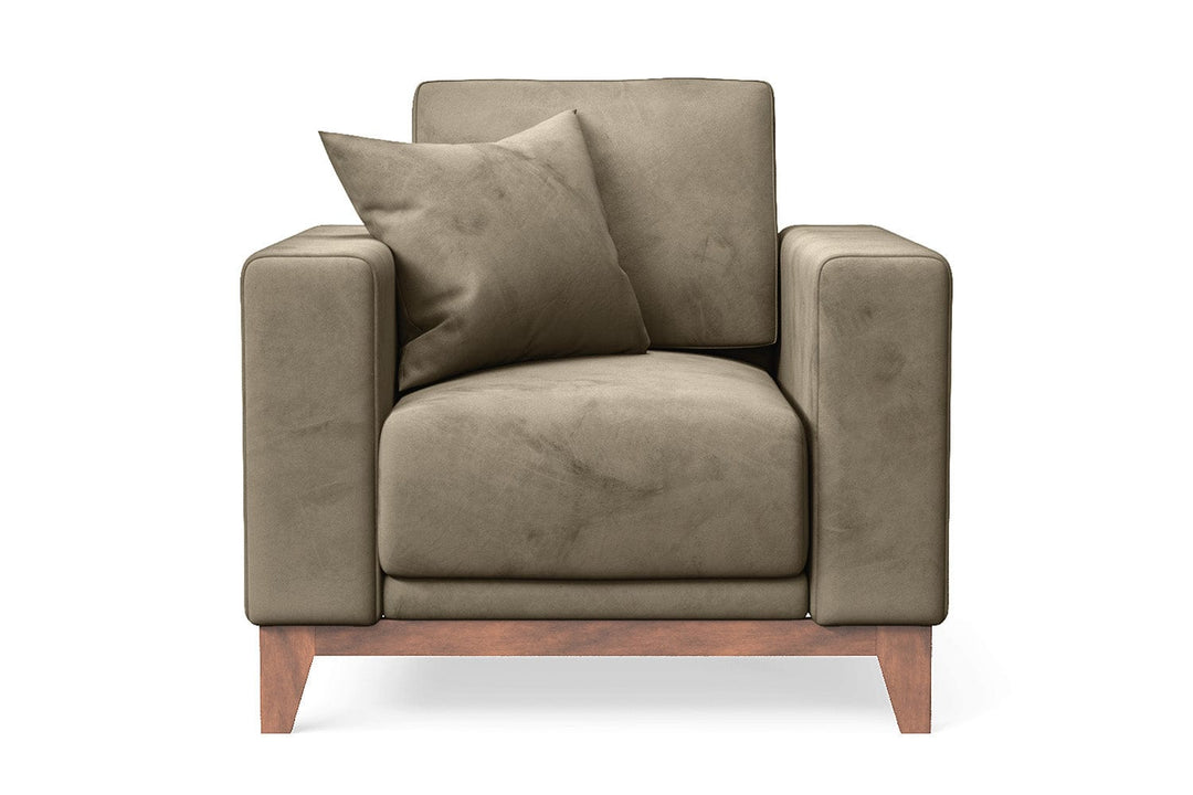 LIVELUSSO Armchair Lucca Armchair Sand Velvet