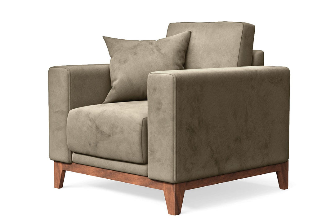 LIVELUSSO Armchair Lucca Armchair Sand Velvet