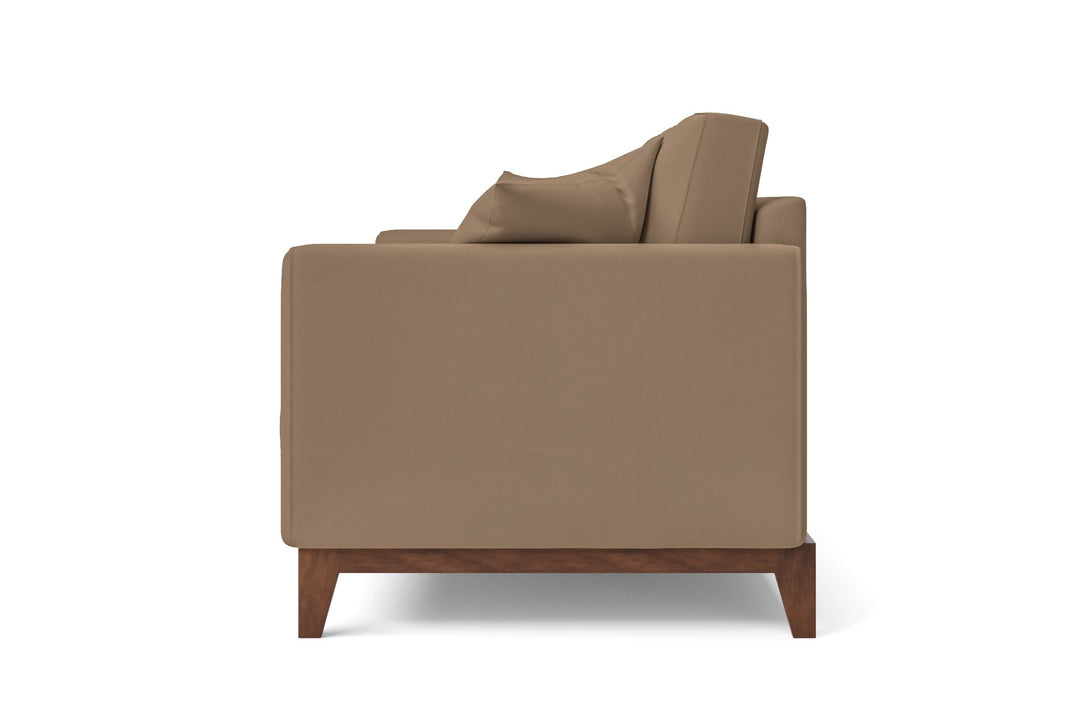 LIVELUSSO Sofa Lucca 4 Seater Sofa Stone Leather