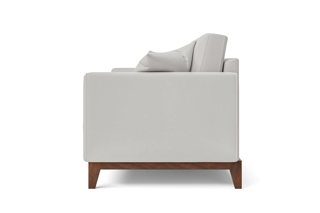 LIVELUSSO Sofa Lucca 4 Seater Sofa White Leather