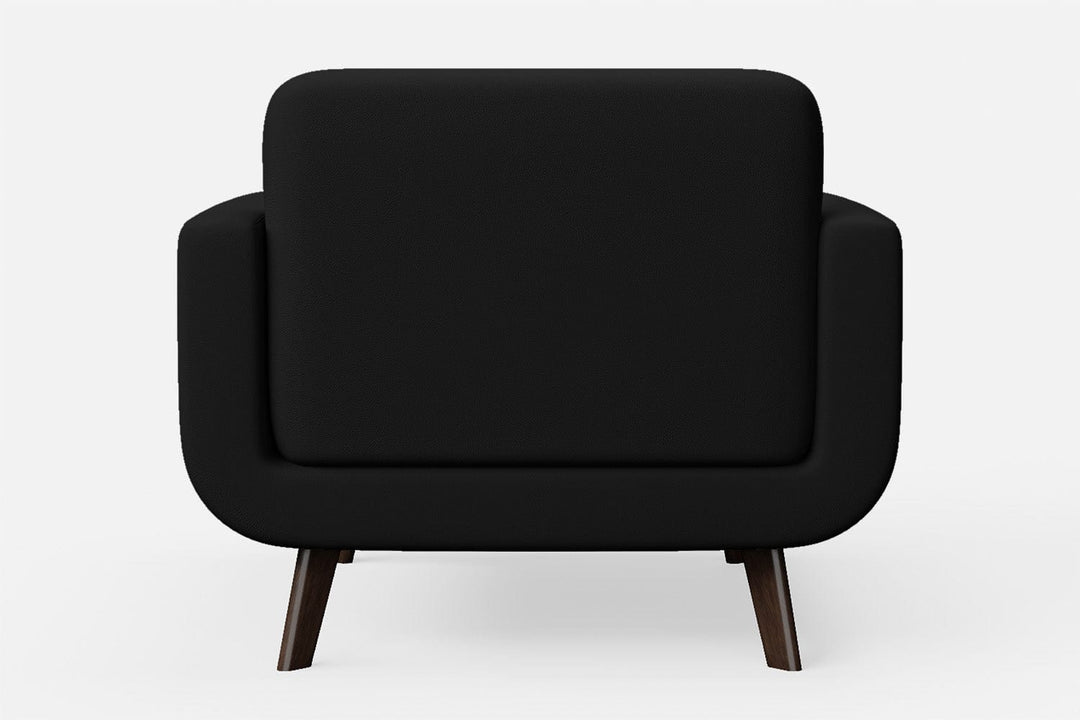 LIVELUSSO Armchair Marsela Armchair Black Leather