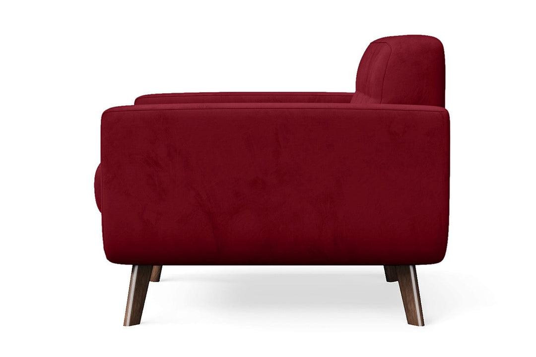 LIVELUSSO Armchair Marsela Armchair Red Velvet