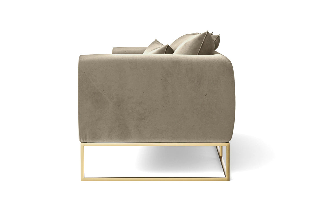 LIVELUSSO Armchair Mazara Armchair Sand Velvet